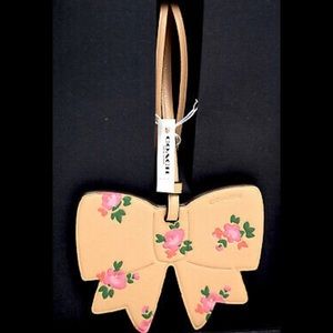 Coach Beechwood Floral Keyring Bag Charm